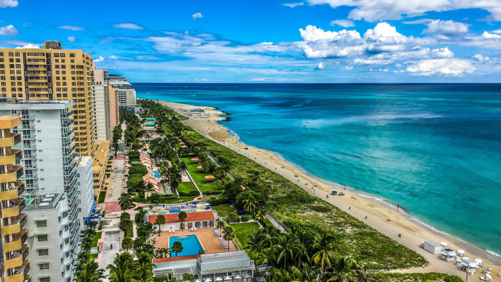 View of South Beach on Marco Island