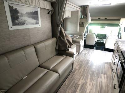 Living room in Thor motor coach four winds sprinter motorhome class C
